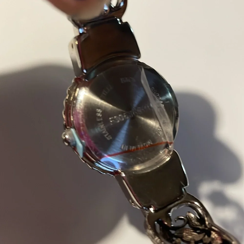 Avon 2006 y2k genuine Marcasite‎ cuff watch sliver